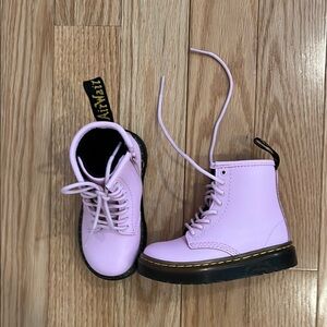 Dr. Martens Kids Pink Boots